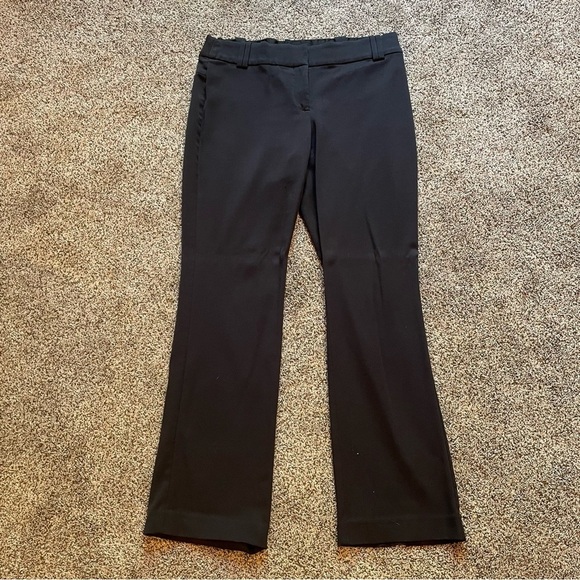 Maurices Black Slacks Work Office Dress Pants 3/4 Short - Picture 1 of 7